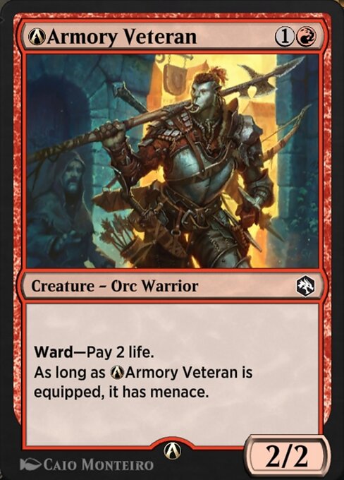 A-Armory Veteran - Adventures in the Forgotten Realms Common Card