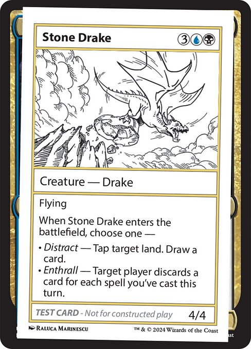 Stone Drake - Mystery Booster 2 Rare Card