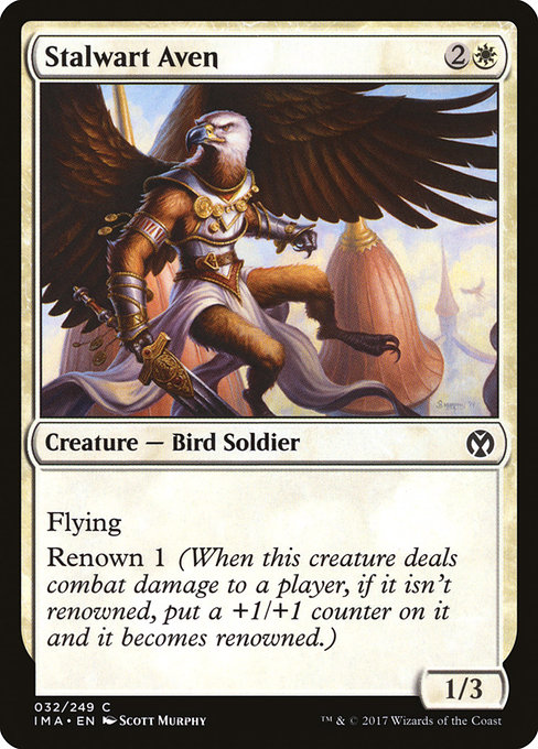 Stalwart Aven - Iconic Masters Common Card