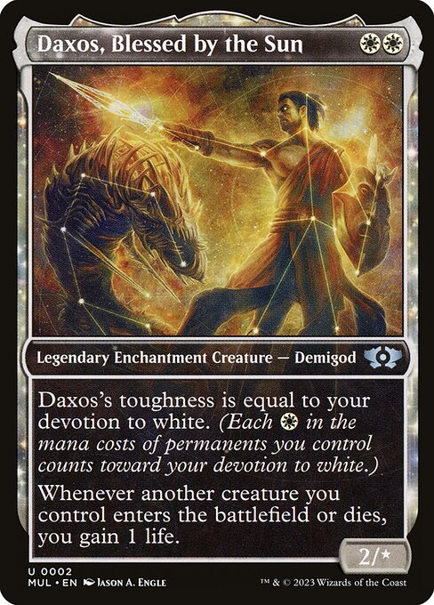 Daxos, Blessed by the Sun - Multiverse Legends Uncommon Card