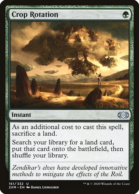 Crop Rotation - Double Masters Uncommon Card