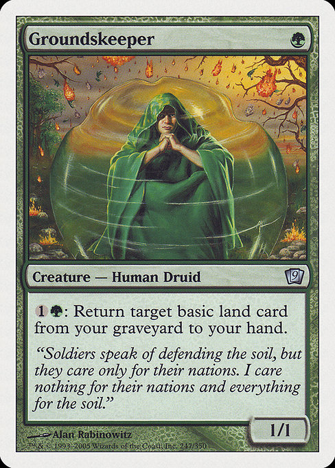 Groundskeeper - Ninth Edition Uncommon Card