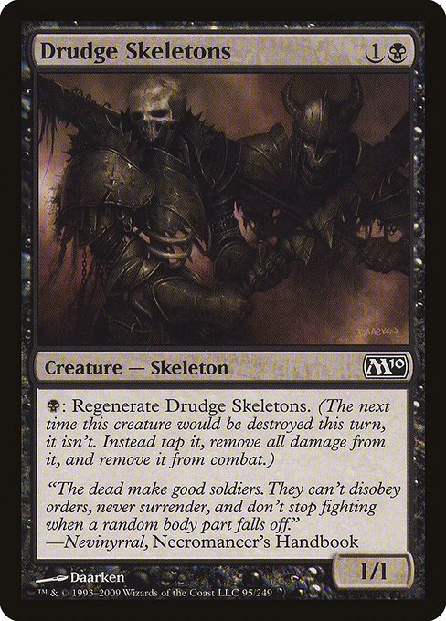 Drudge Skeletons - Magic 2010 Common Card