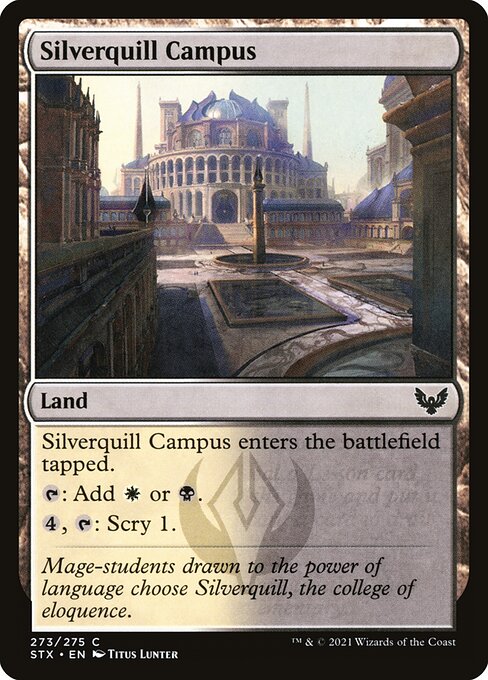 Silverquill Campus - Strixhaven: School of Mages Common Card