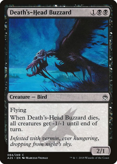 Death's-Head Buzzard - Masters 25 Common Card