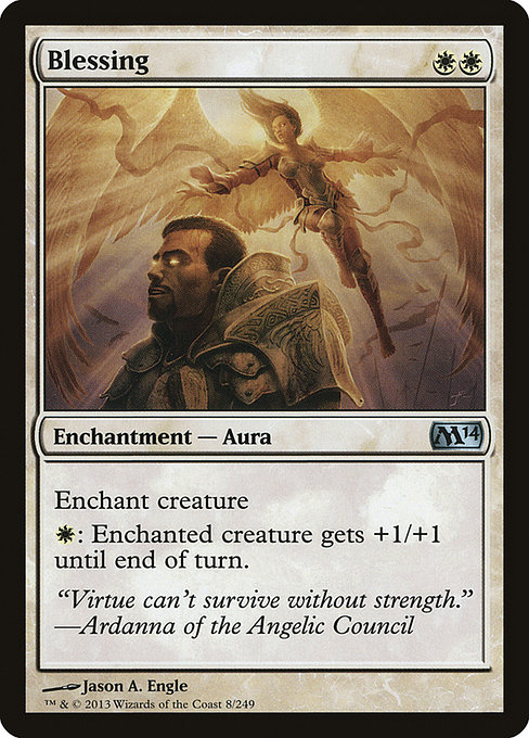 Blessing - Magic 2014 Uncommon Card