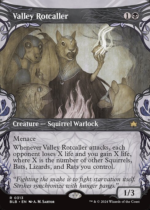 Valley Rotcaller - Bloomburrow Rare Card