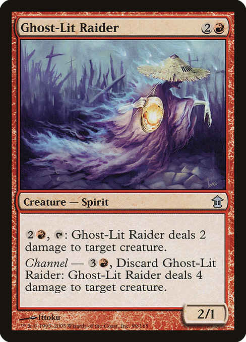 Ghost-Lit Raider - Saviors of Kamigawa Uncommon Card