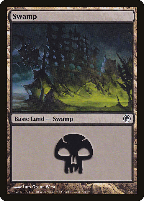 Swamp - Scars of Mirrodin Common Card