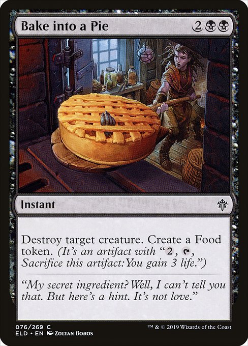 Bake into a Pie - Throne of Eldraine Common Card