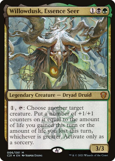 Willowdusk, Essence Seer - Commander 2021 Mythic Card