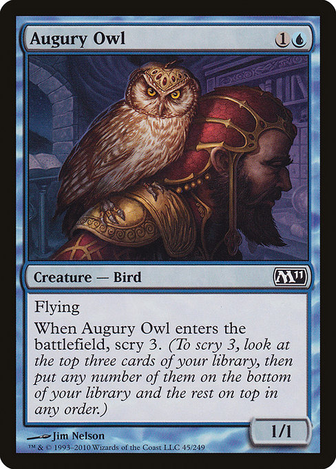 Augury Owl - Magic 2011 Common Card