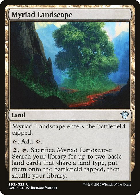 Myriad Landscape - Commander 2020 Uncommon Card