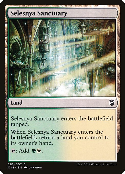 Selesnya Sanctuary - Commander 2018 Common Card