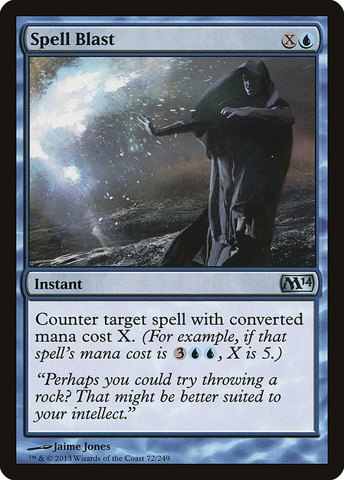 Spell Blast - Magic 2014 Uncommon Card
