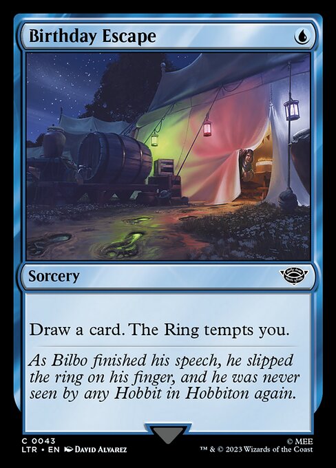 Birthday Escape - The Lord of the Rings: Tales of Middle-earth Common Card