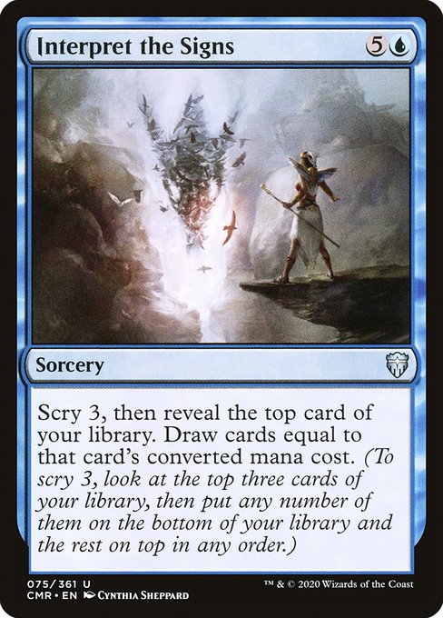 Interpret the Signs - Commander Legends Uncommon Card