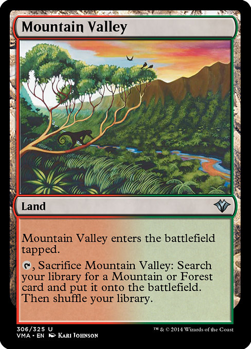 Mountain Valley - Vintage Masters Uncommon Card