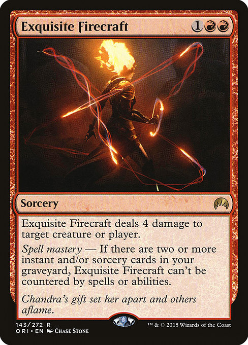 Exquisite Firecraft - Magic Origins Rare Card