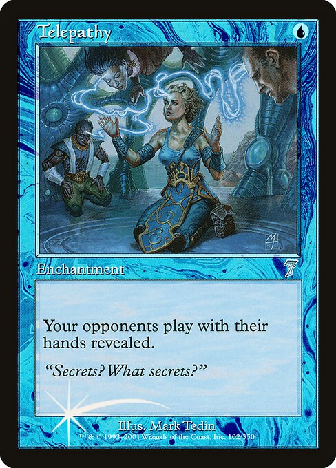 Telepathy - Seventh Edition Uncommon Card