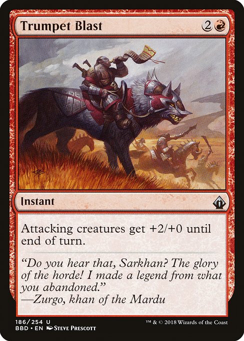 Trumpet Blast - Battlebond Uncommon Card
