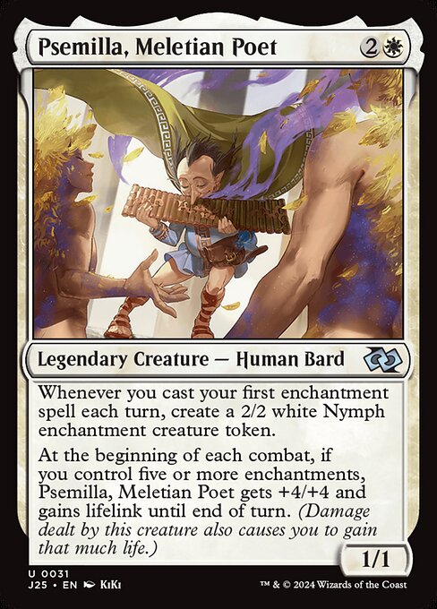 Psemilla, Meletian Poet - Foundations Jumpstart Uncommon Card