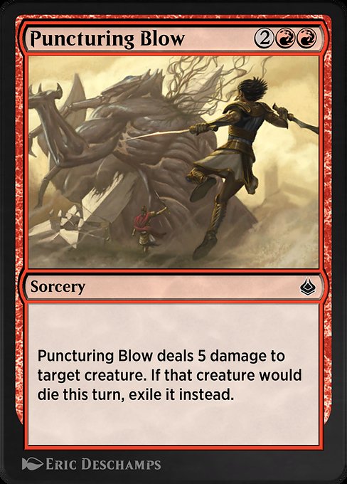 Puncturing Blow - Amonkhet Remastered Common Card