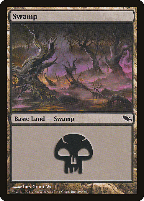 Swamp - Shadowmoor Common Card