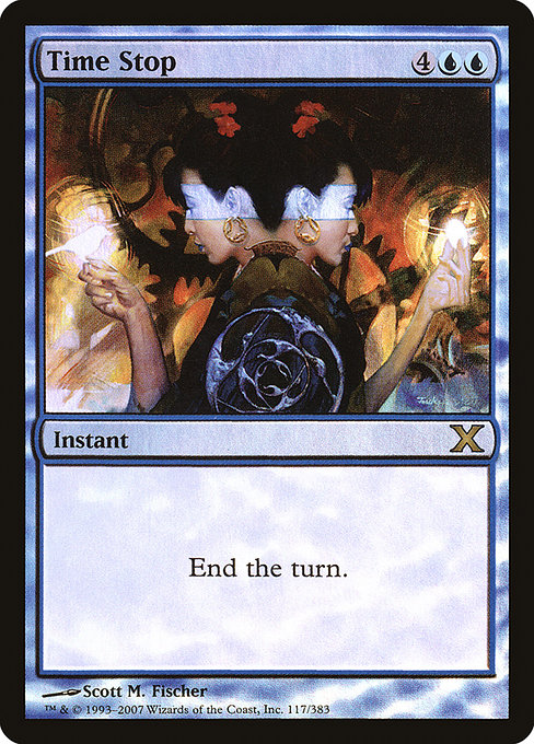 Time Stop - Tenth Edition Rare Card