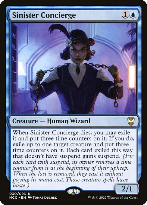 Sinister Concierge - New Capenna Commander Rare Card