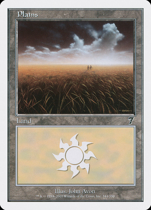Plains - Seventh Edition Common Card