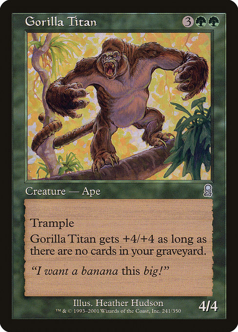 Gorilla Titan - Odyssey Uncommon Card