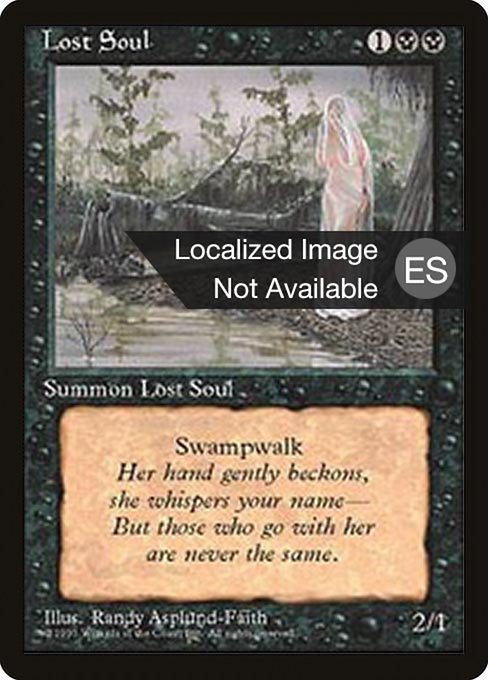 Lost Soul - Fourth Edition Foreign Black Border Common Card