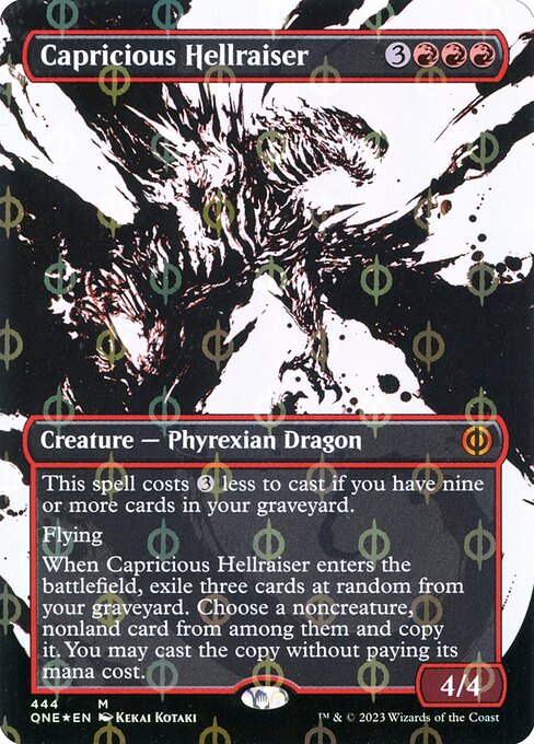Capricious Hellraiser - Phyrexia: All Will Be One Mythic Card