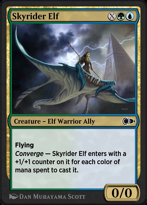 Skyrider Elf - Pioneer Masters Common Card