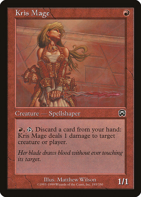 Kris Mage - Mercadian Masques Common Card
