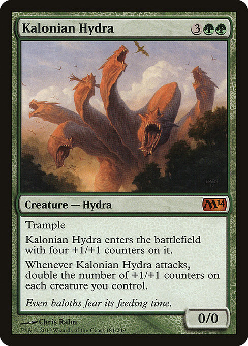 Kalonian Hydra - Magic 2014 Mythic Card