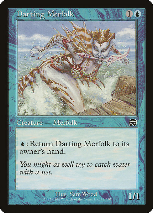 Darting Merfolk - Mercadian Masques Common Card