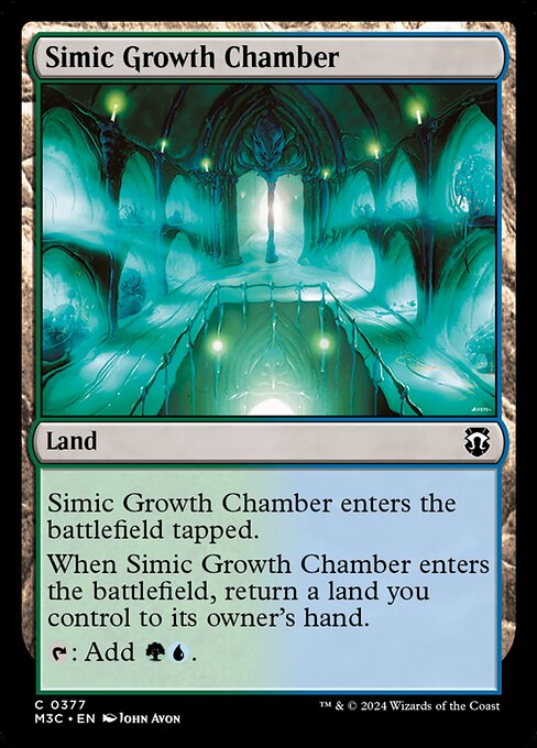 Simic Growth Chamber - Modern Horizons 3 Commander Common Card