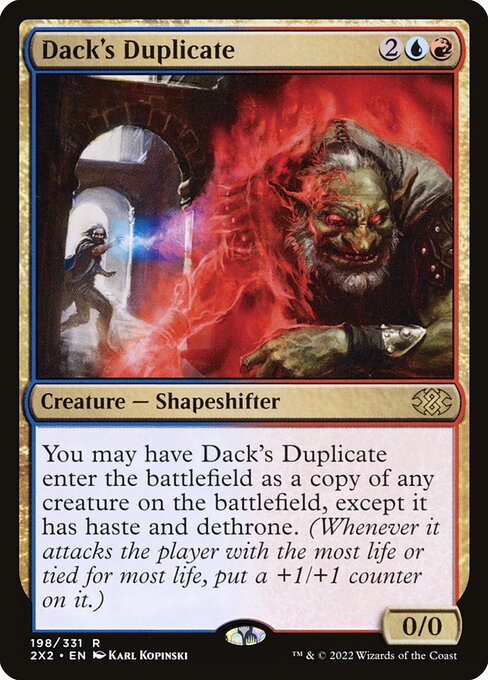 Dack's Duplicate - Double Masters 2022 Rare Card