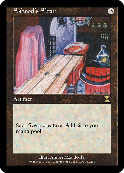 Ashnod's Altar - Masters Edition IV Rare Card