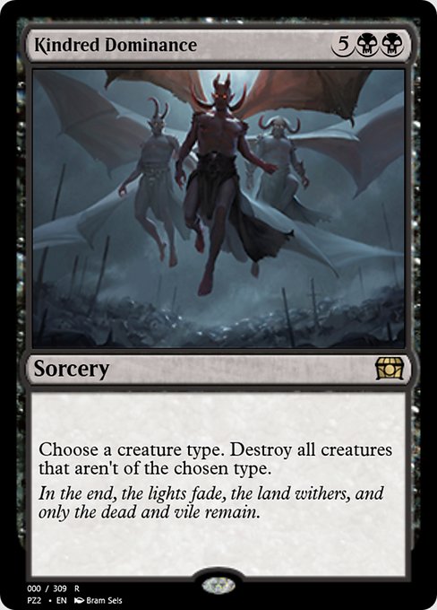 Kindred Dominance - Treasure Chest Rare Card