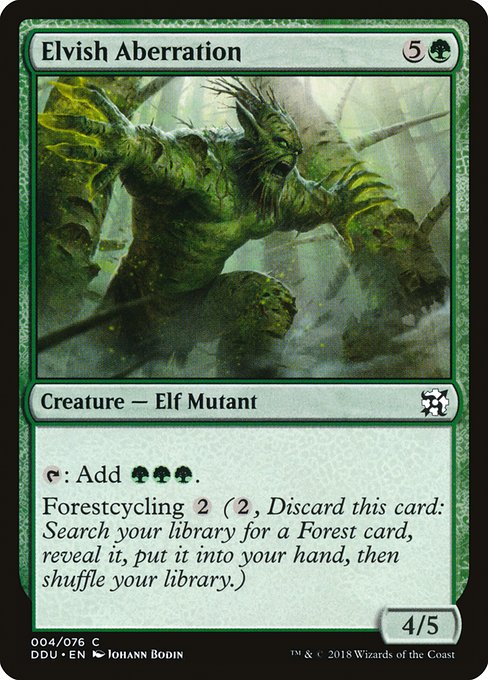 Elvish Aberration - Duel Decks: Elves vs. Inventors Common Card