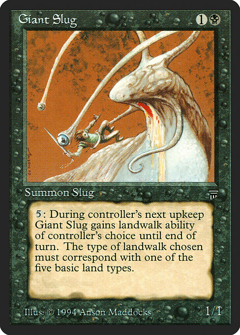 Giant Slug - Legends Common Card
