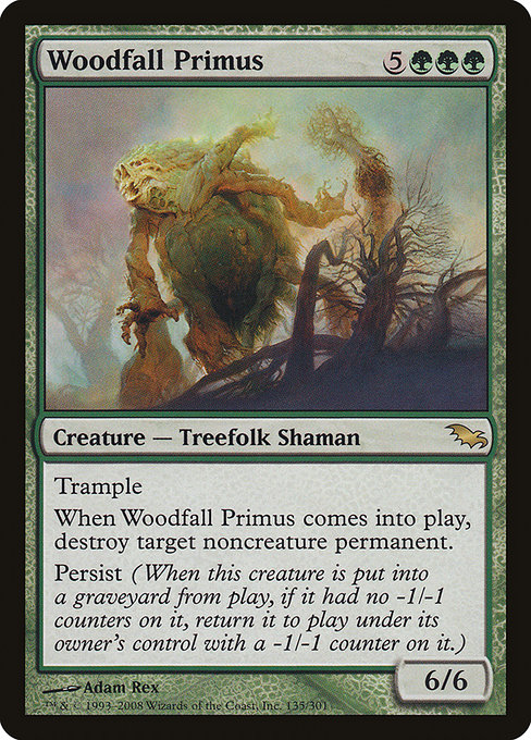 Woodfall Primus - Shadowmoor Rare Card
