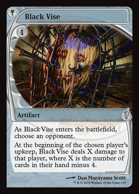 Black Vise - Mystery Booster 2 Uncommon Card