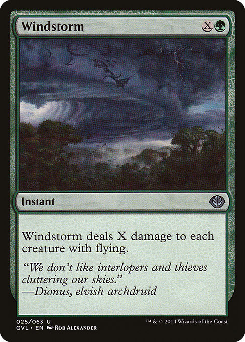Windstorm - Duel Decks Anthology: Garruk vs. Liliana Uncommon Card