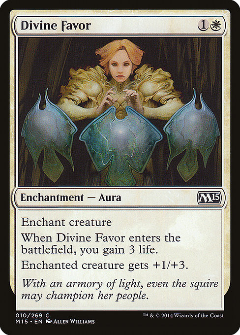 Divine Favor - Magic 2015 Common Card
