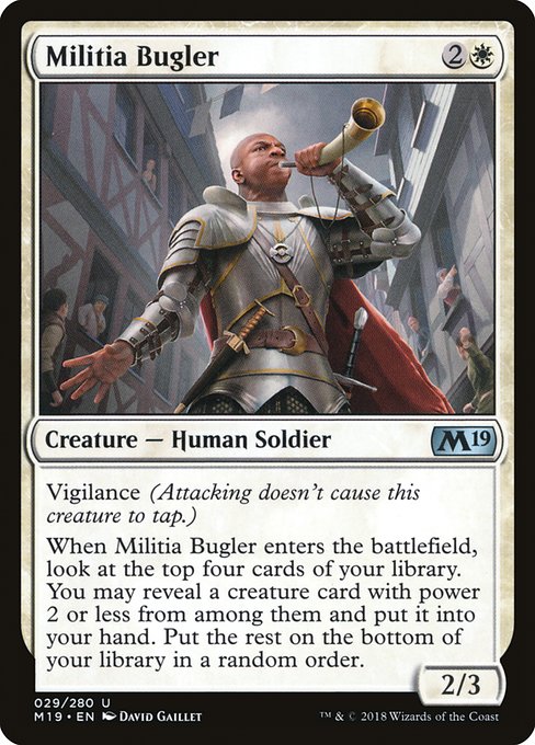 Militia Bugler - Core Set 2019 Uncommon Card