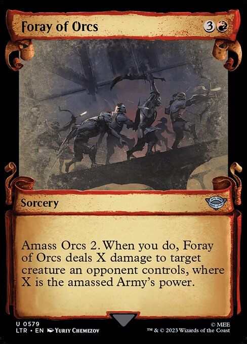 Foray of Orcs - The Lord of the Rings: Tales of Middle-earth Uncommon Card